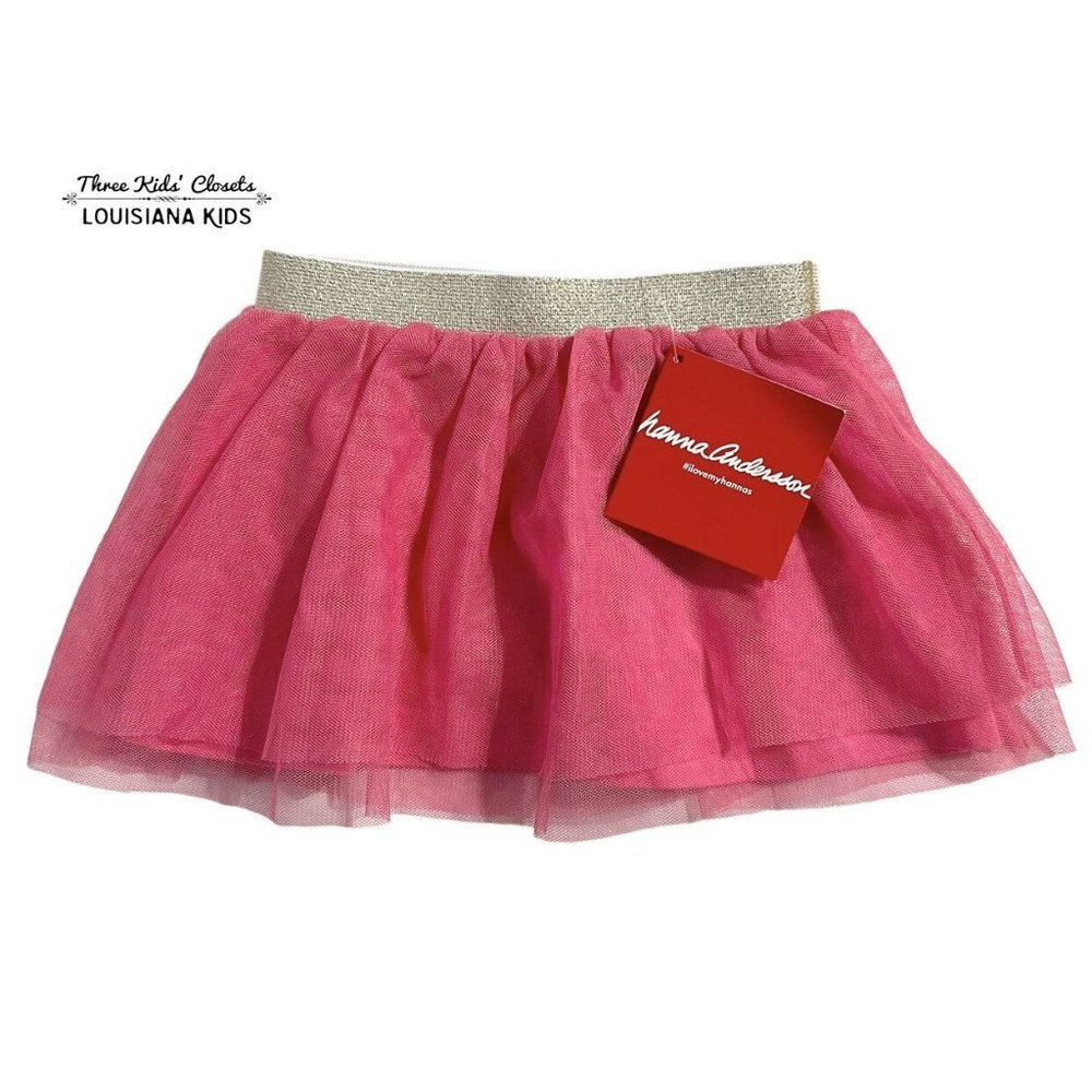 NEW Hanna Andersson Sz 70 (6-12m) Pink Tulle Skirt